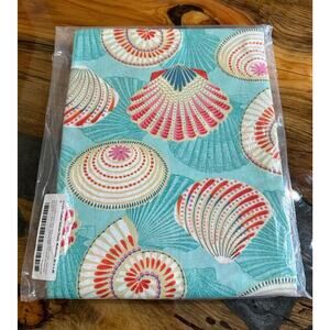 Vintage Sea Shell 96 x 60 Tablecloth Easy Clean Coated Cotton